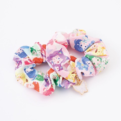 チャーム付シュシュ2点セット（Yes!プリキュア5 GoGo!×Sanrio characters）
