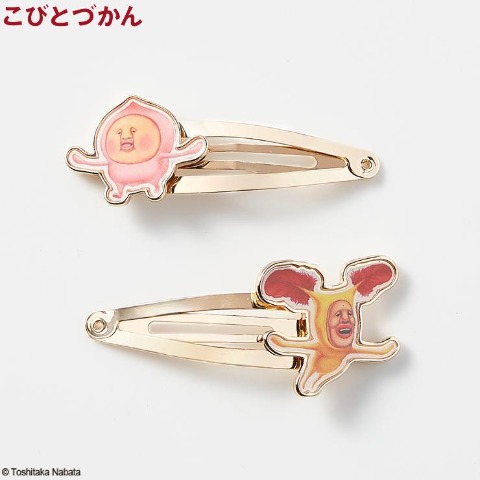 ヘアピン2点セット（カクレモモジリ・ホトケアカバネ）