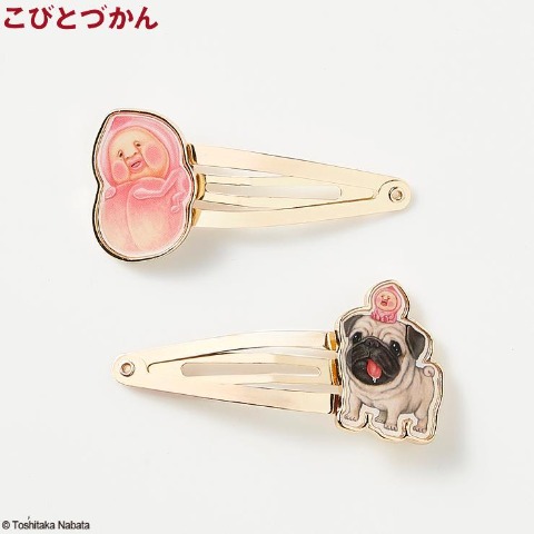 ヘアピン2点セット（カクレモモジリ・ガルシア）