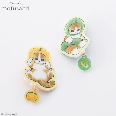 ブローチ2点セット（mofusand）