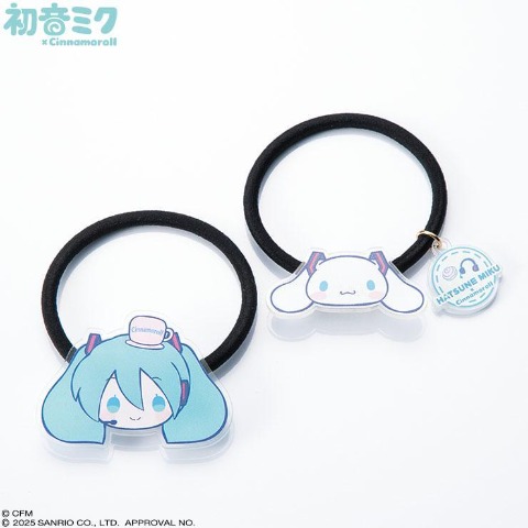 ヘアゴム2点セット（初音ミク×Cinnamoroll）
