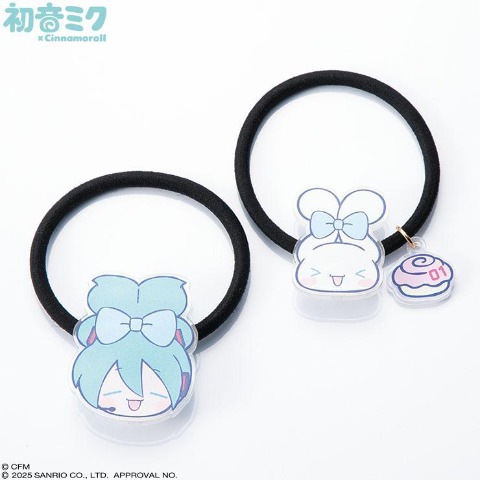 ヘアゴム2点セット（初音ミク×Cinnamoroll）