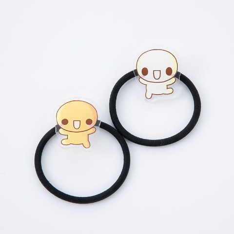 ヘアゴム2点セット（なっとうちゃん）