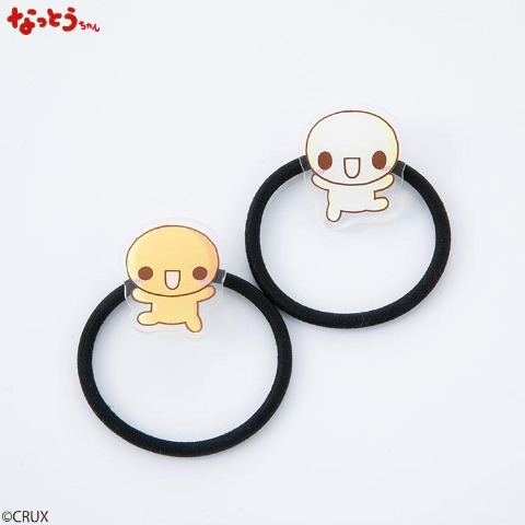 ヘアゴム2点セット（なっとうちゃん）