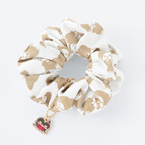 チャーム付シュシュ（モンチッチ）