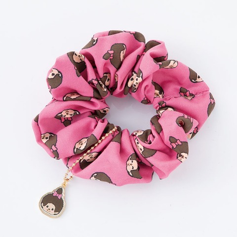 チャーム付シュシュ（モンチッチ）