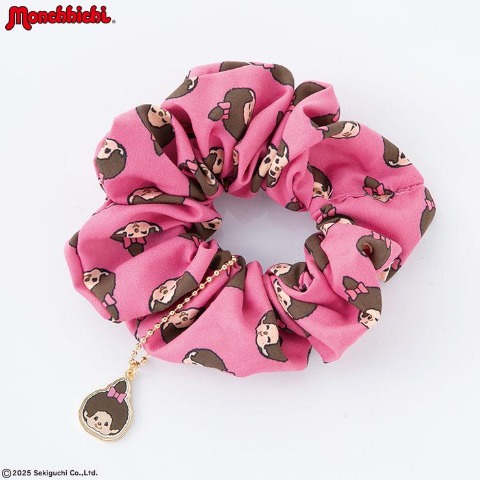 チャーム付シュシュ（モンチッチ）