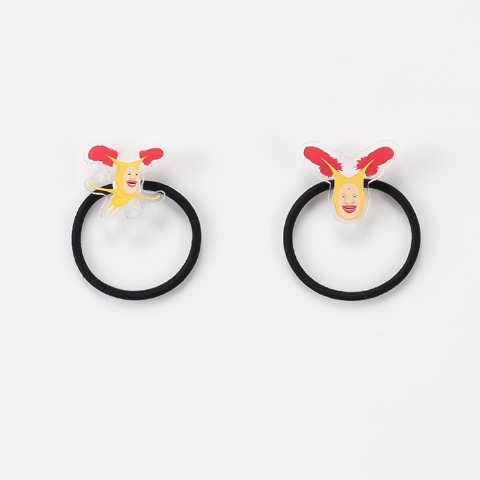 ヘアゴム2点セット（ホトケアカバネ）