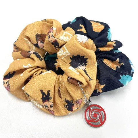 チャーム付シュシュ2点セット（呪術廻戦）