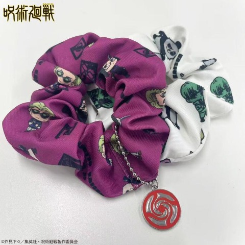 チャーム付シュシュ2点セット（呪術廻戦）