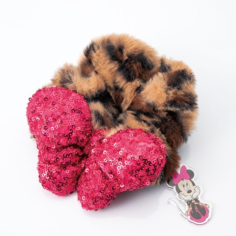 チャーム付シュシュ（ミニーマウス）