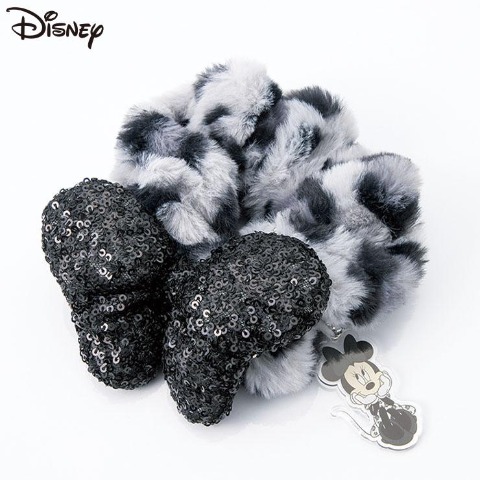 チャーム付シュシュ（ミニーマウス）