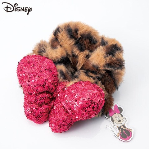 チャーム付シュシュ（ミニーマウス）