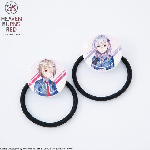 ヘアゴム2点セット（ヘブンバーンズレッド）