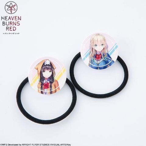 ヘアゴム2点セット（ヘブンバーンズレッド）