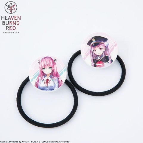 ヘアゴム2点セット（ヘブンバーンズレッド）