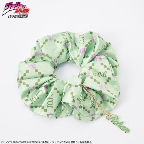 チャーム付シュシュ（アニメ『ジョジョの奇妙な冒険 ダイヤモンドは砕けない』）