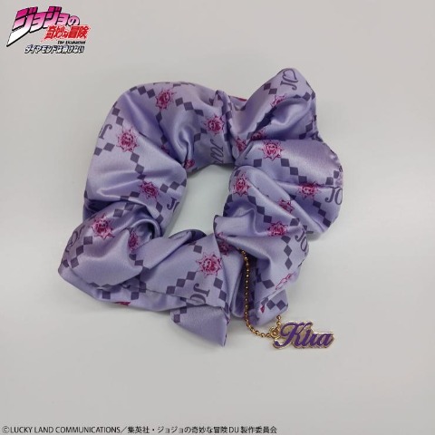 チャーム付シュシュ（アニメ『ジョジョの奇妙な冒険 ダイヤモンドは砕けない』）