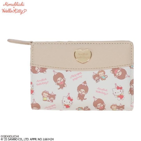 三つ折り財布（モンチッチ×ハローキティ）