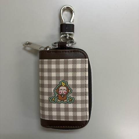 ナスカン付キーケース（おさるのもんきち）