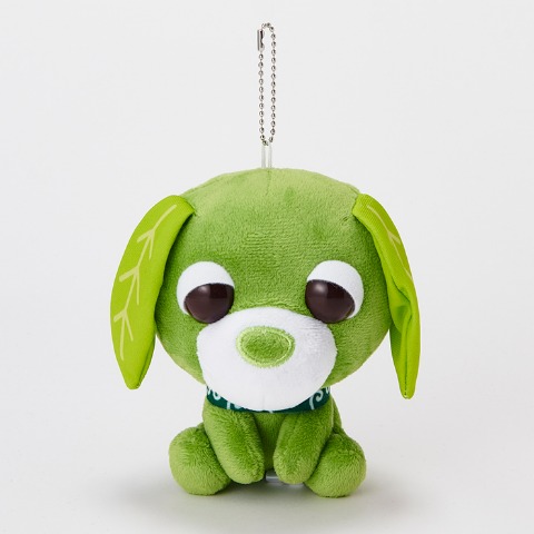 マスコットチャーム（お茶犬・リョク）