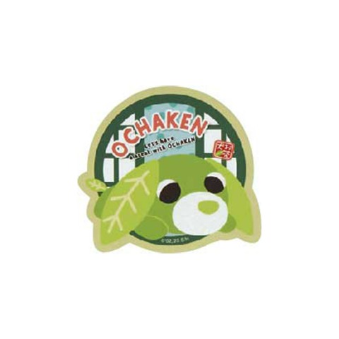ステッカー（お茶犬・リョク）