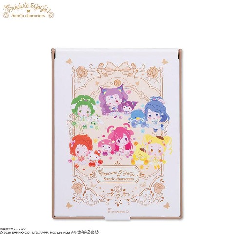 折りたたみミラー（Yes!プリキュア5 GoGo!×Sanrio characters）