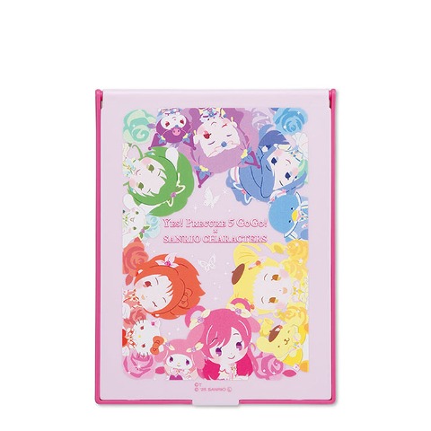 折りたたみミラー（Yes!プリキュア5 GoGo!×Sanrio characters）