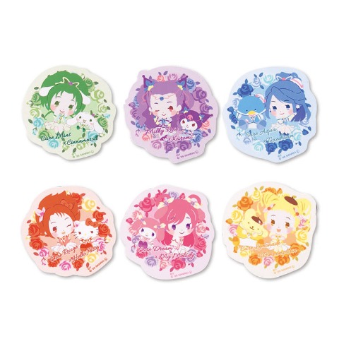 ステッカー6枚セット（Yes! プリキュア5GoGo!×Sanrio characters）