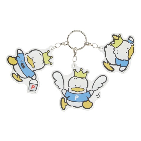 3連アクリルチャーム（あひるのペックル）