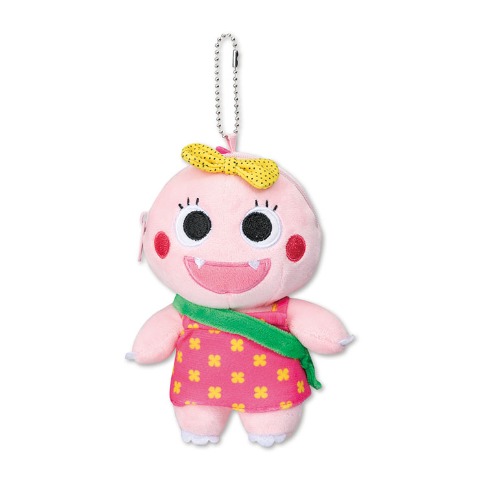 後ろファスナー付マスコットチャーム（がんこちゃん）