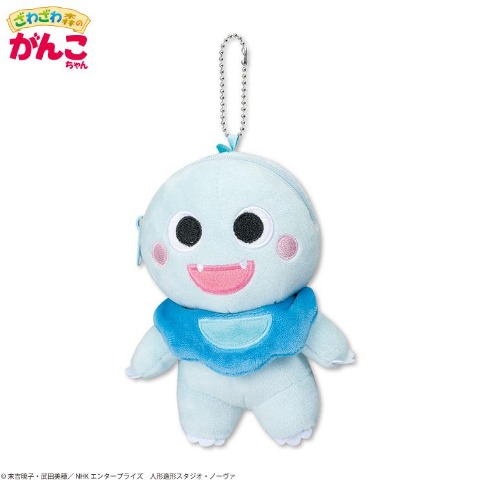 後ろファスナー付マスコットチャーム（がんぺーちゃん）