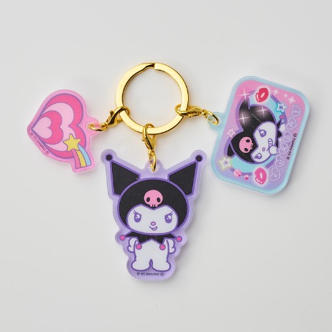 3連アクリルキーホルダー（クロミ）