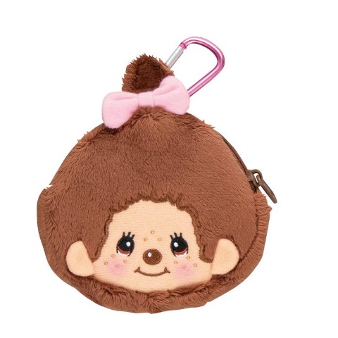 カラビナ付フェイスポーチ（モンチッチ）