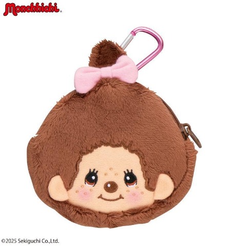 カラビナ付フェイスポーチ（モンチッチ）