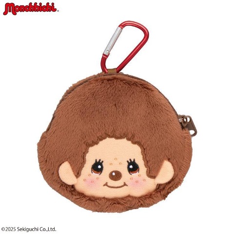 カラビナ付フェイスポーチ（モンチッチ）