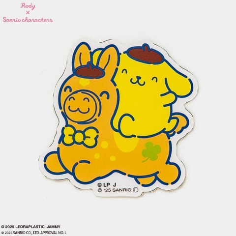 ステッカー（ロディ×ポムポムプリン）