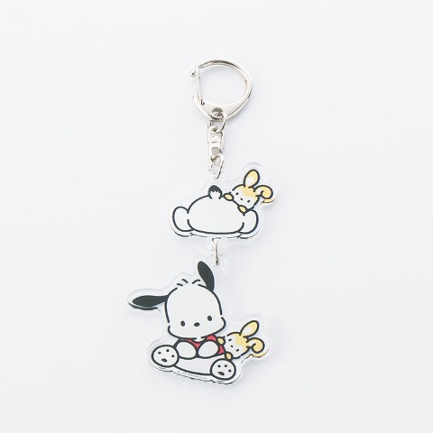 2連アクリルキーホルダー（ポチャッコ）