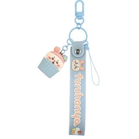 3Dマスコット付ハンドストラップ（古本屋）