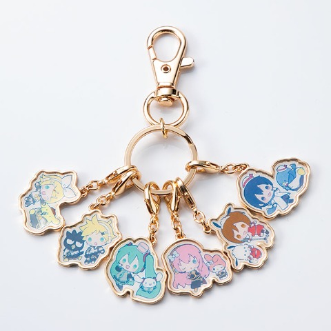6連バッグチャーム（piapro characters×Sanrio characters）