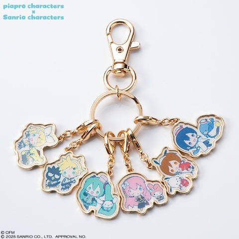 6連バッグチャーム（piapro characters×Sanrio characters）