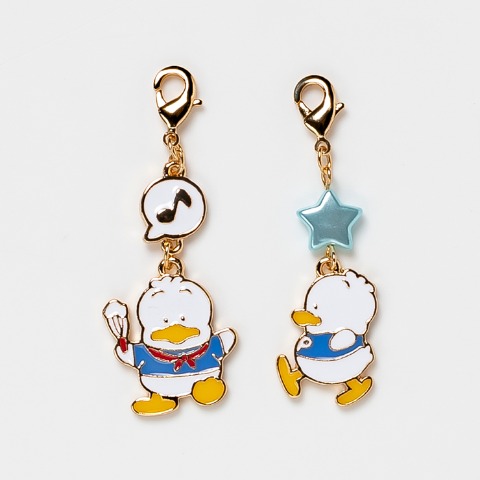 ファスナーチャーム2点セット（あひるのペックル）