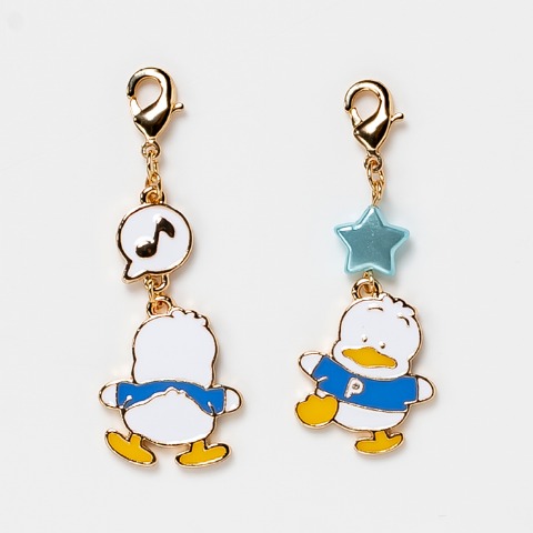 ファスナーチャーム2点セット（あひるのペックル）