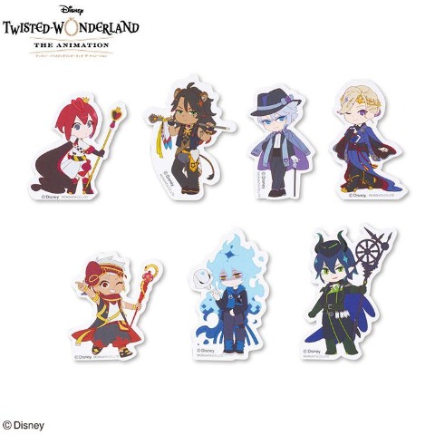 ステッカー7枚セット（ディズニー ツイステッドワンダーランド ザ アニメーション）