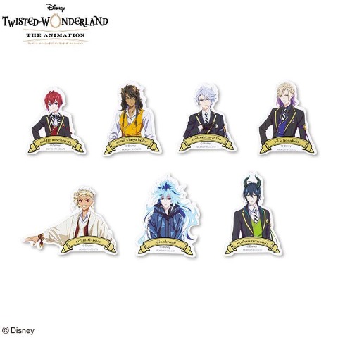 ステッカー7枚セット（ディズニー ツイステッドワンダーランド ザ アニメーション）