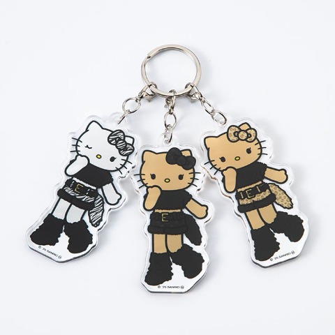 3連アクリルチャーム（ハローキティ）