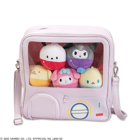 クリアショルダーバッグ+マスコットチャーム5点セット（サンリオキャラクターズ）