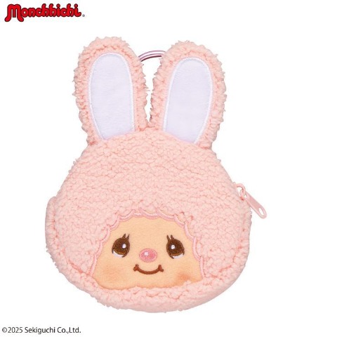 カラビナ付フェイスポーチ（モンチッチ）