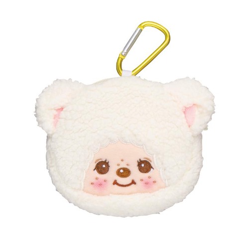 カラビナ付フェイスポーチ（モンチッチ）