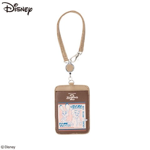 リール付パスケース（ニック&ジュディ）